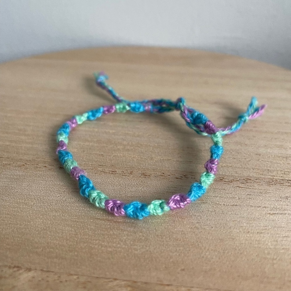 Violet Woven Bracelet